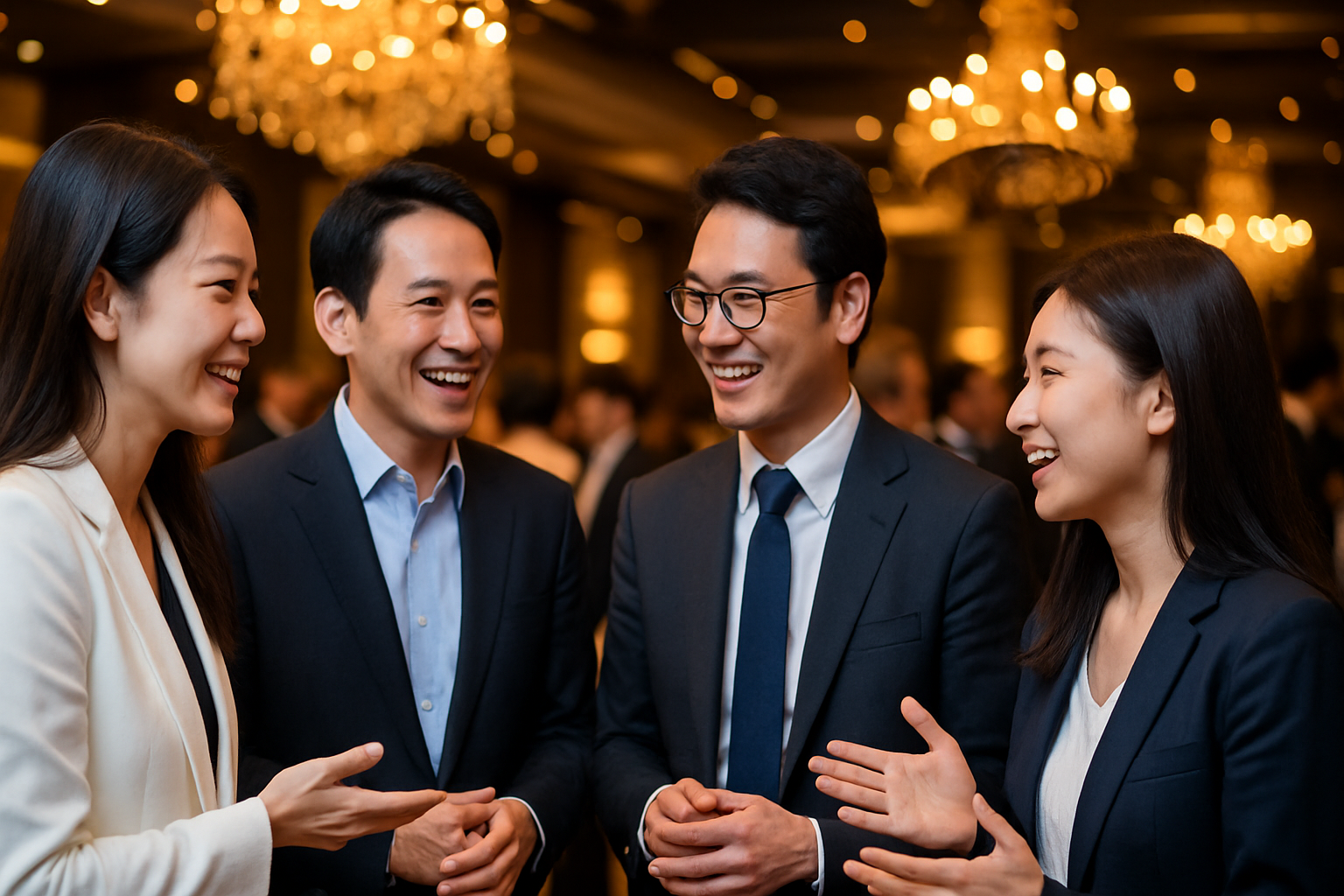 モダンなカンファレンスルームでのビジネスディスカッション